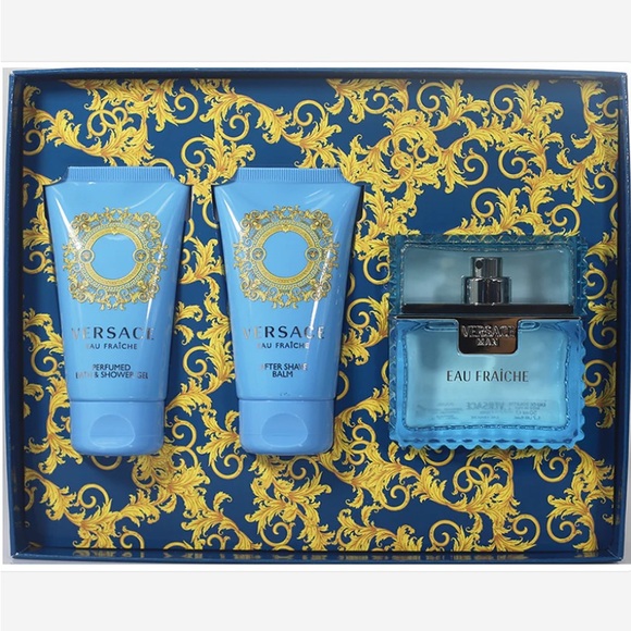 VERSACE EAU FRAICHE GIFT SET FOR MAN - Picture 1 of 2